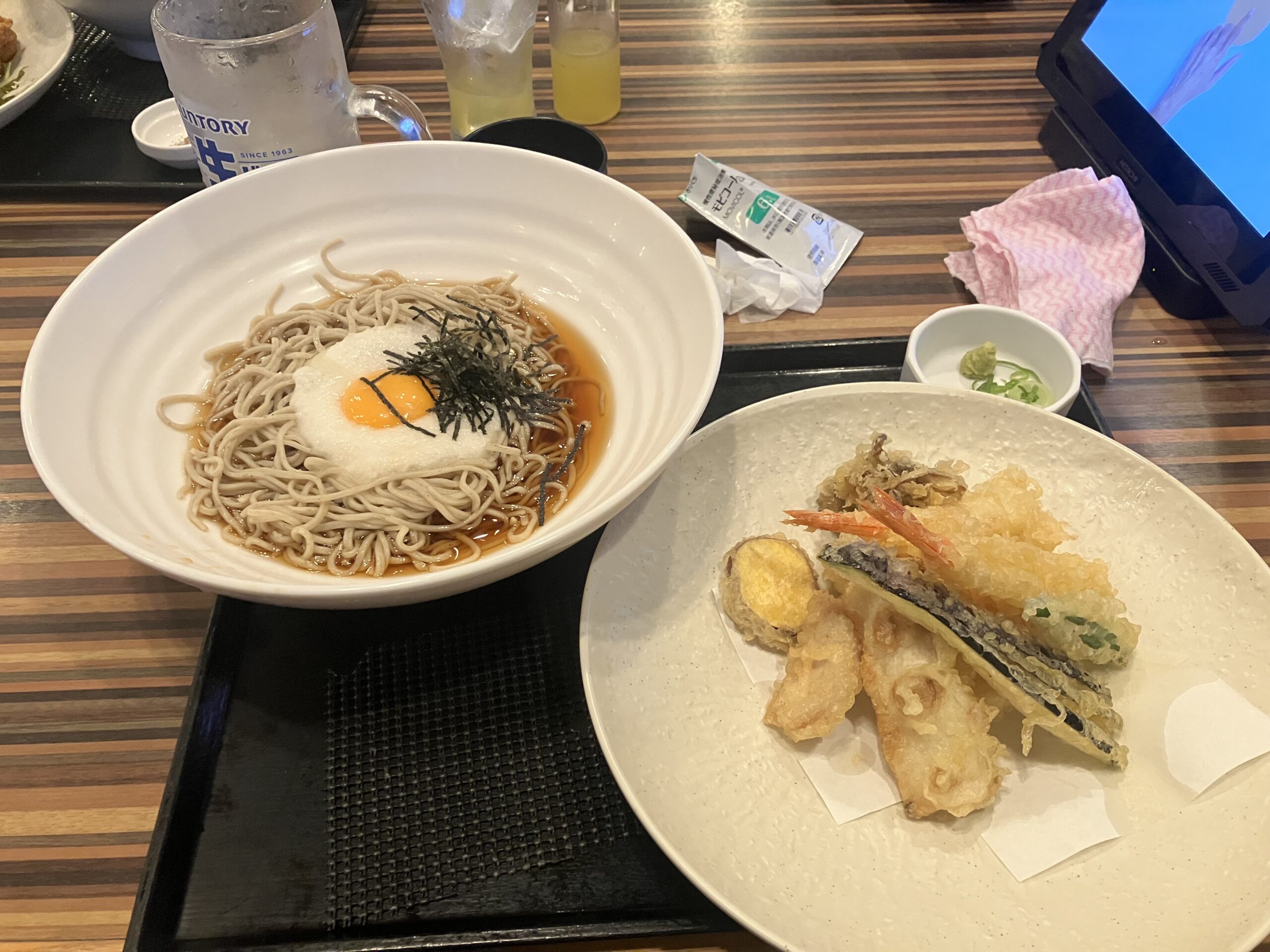 暑くなると蕎麦